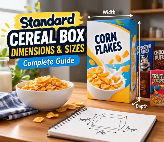 Standard Cereal Box Dimensions: Complete Guide to Cereal Box Sizes, Measurements & Packaging