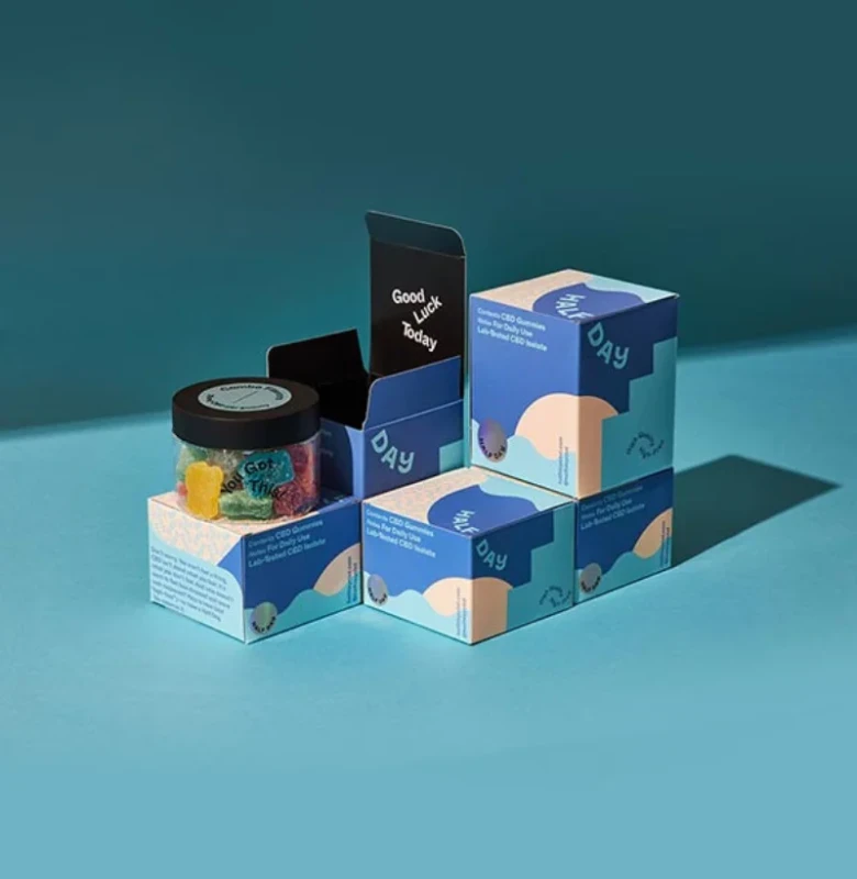 Custom CBD Gummies Packaging Boxes