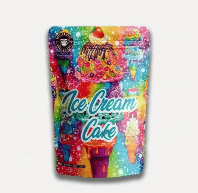Custom Printed Ice Cream Mylar Bags