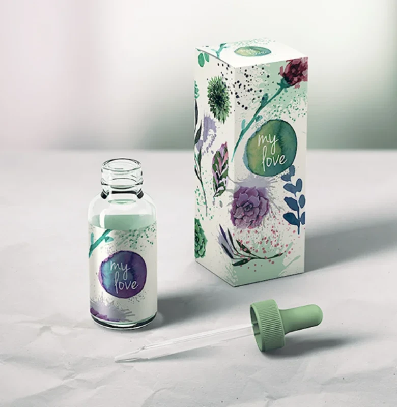 Custom 100ml Bottle Packaging Boxes