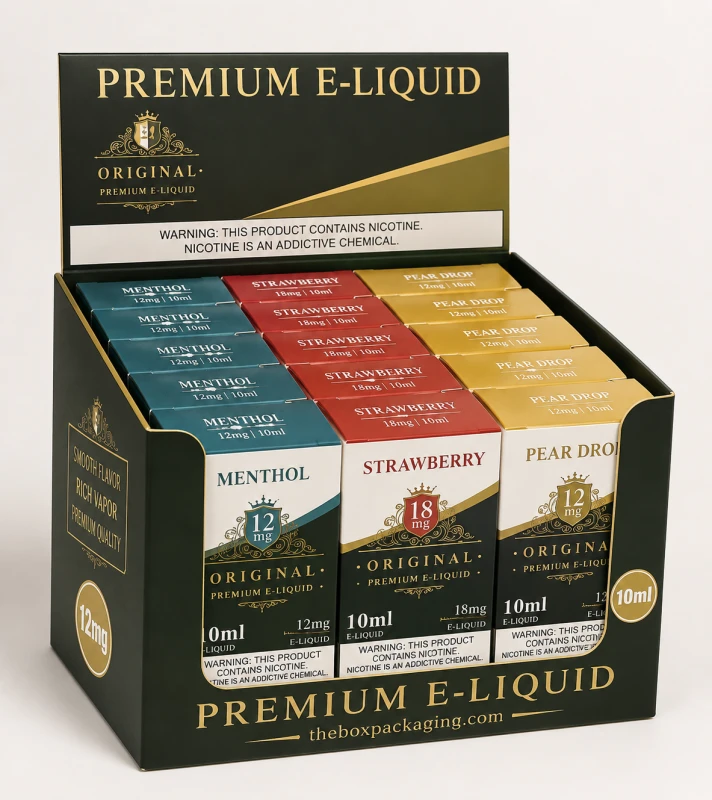 Custom Hemp Tincture Display Packaging Boxes