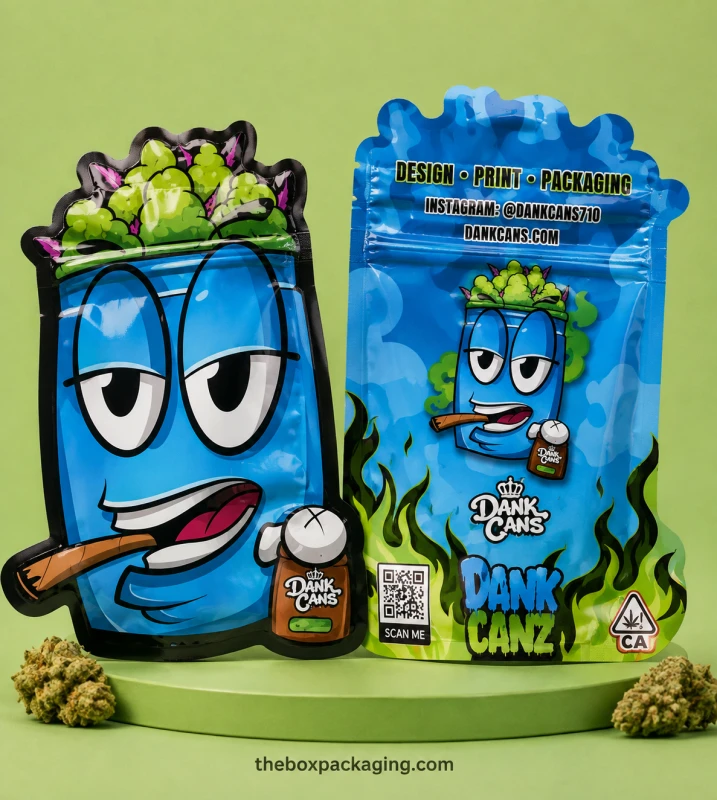 Custom Printed Die Cut Mylar Bags