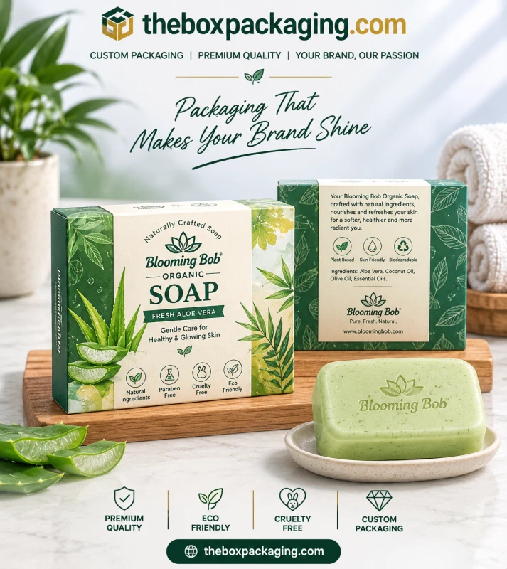 Custom Hemp Soap Packaging Boxes