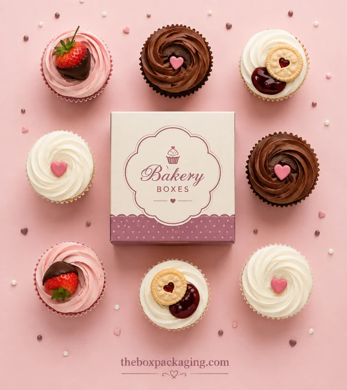 Custom Cupcake Packaging Boxes