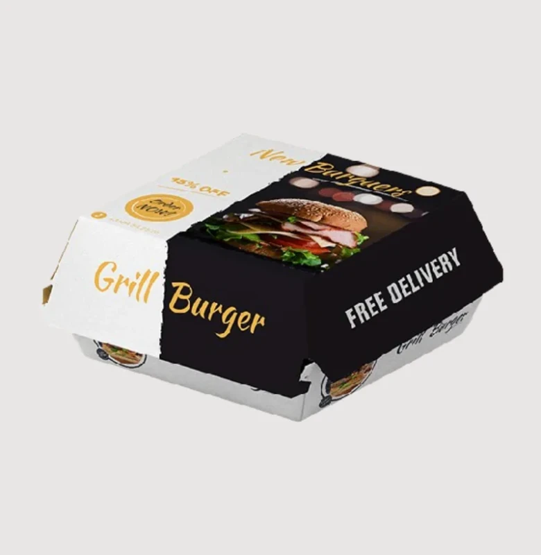 Custom Burger Packaging Boxes