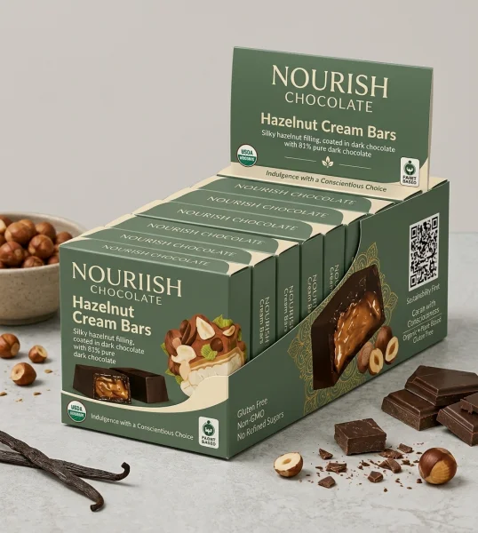 Custom Mushroom Chocolate Bar Boxes