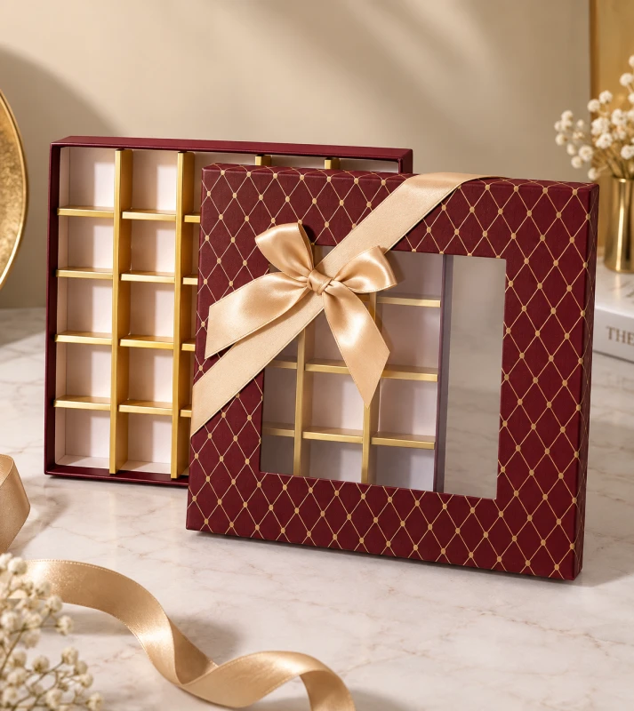 Custom Window Gift Packaging Boxes Wholesale