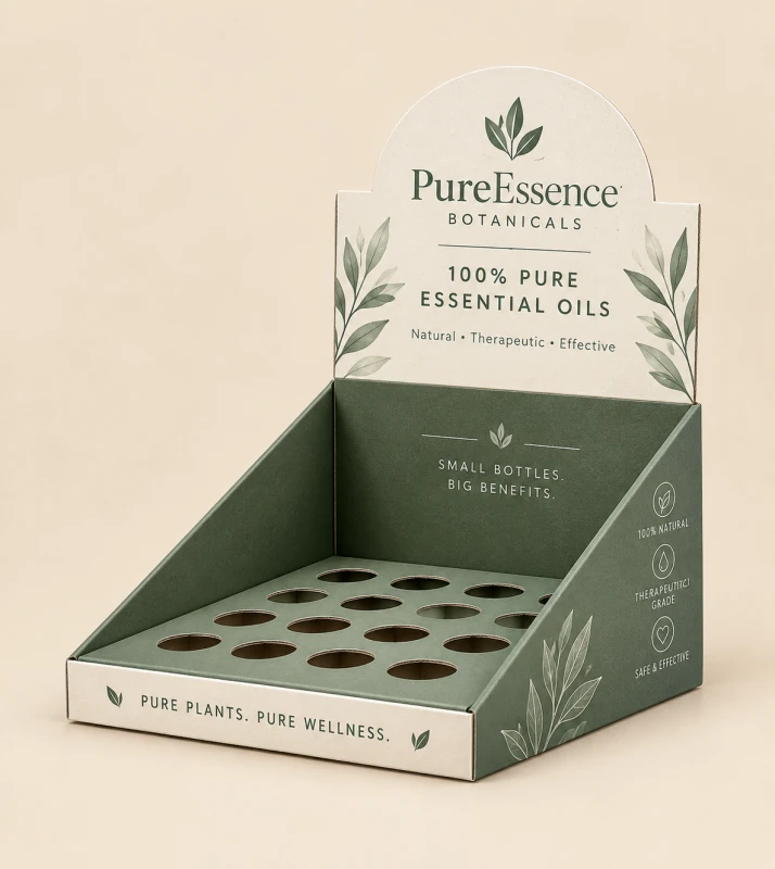 Custom Essential Oil Display Packaging Boxes