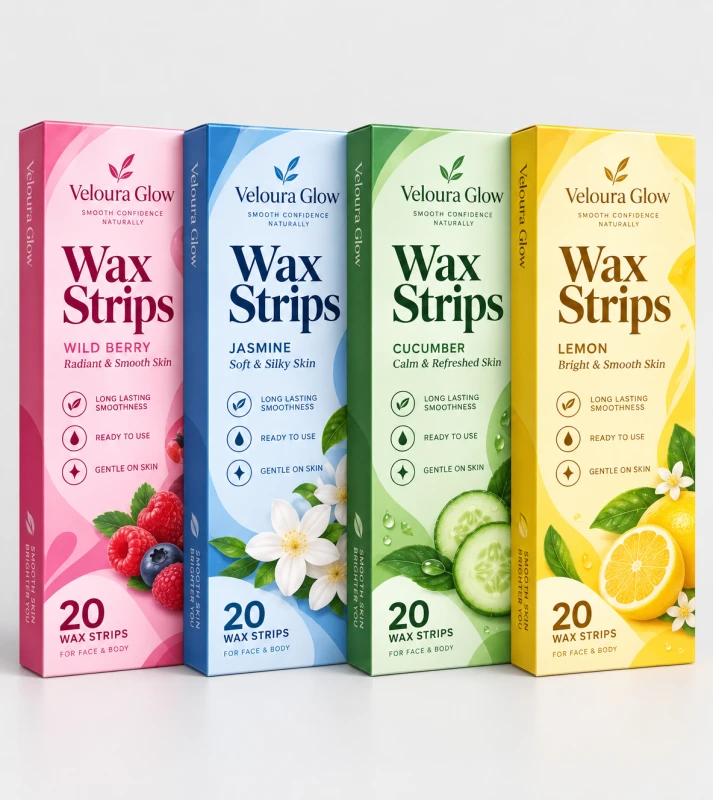 Custom Wax Strips Packaging Boxes
