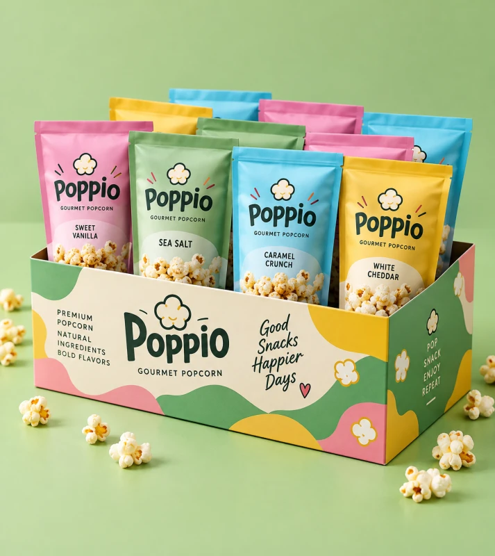 Custom Popcorn Packaging Boxes