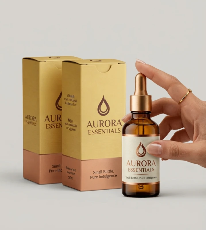 Custom 100ml Bottle Packaging Boxes