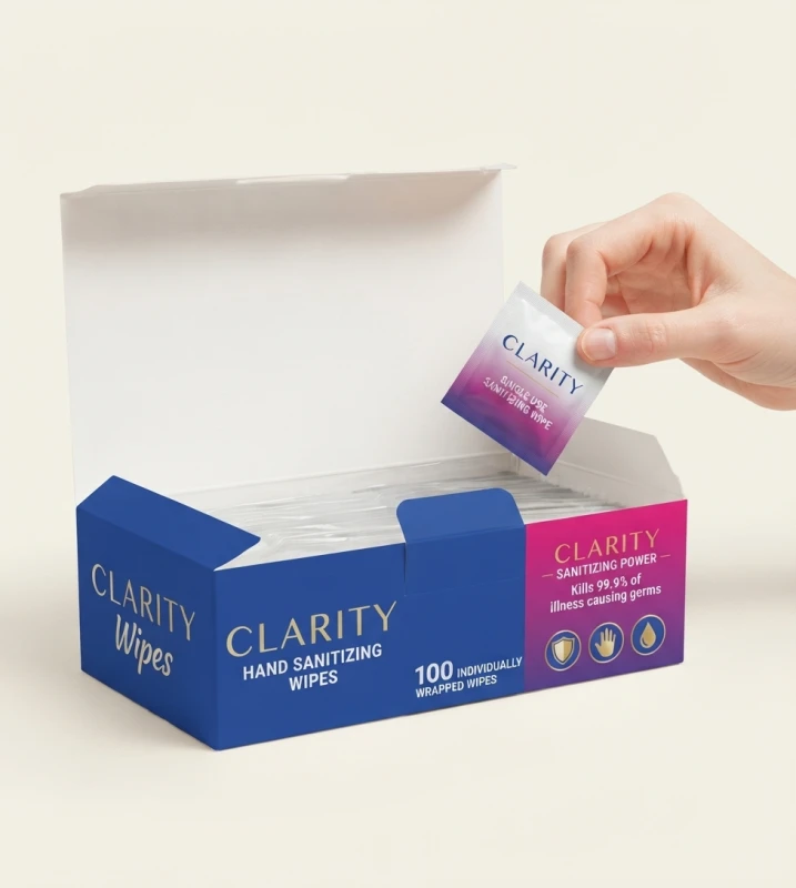 Custom Sanitizer Packaging Boxes