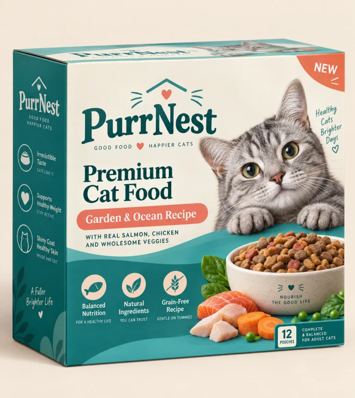 Custom Cat Food Boxes