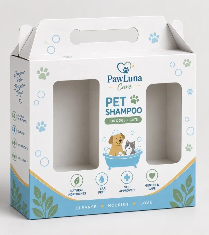 Custom Dog Shampoo Boxes