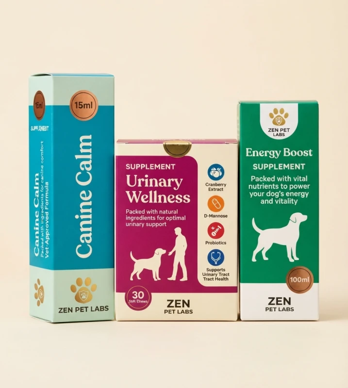 Custom Pet Supplement Boxes