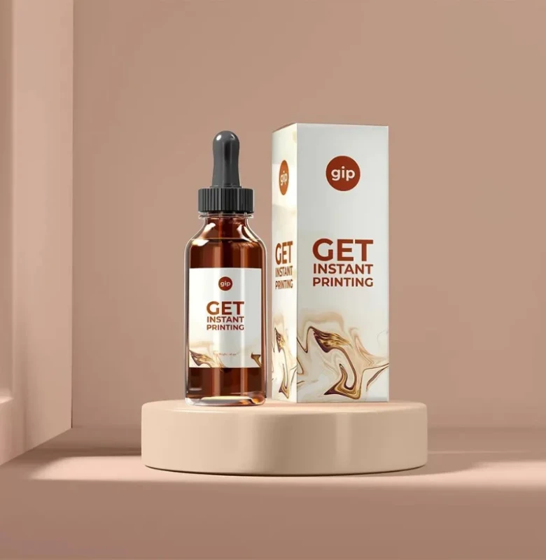 Custom 60ml Bottle Packaging Boxes