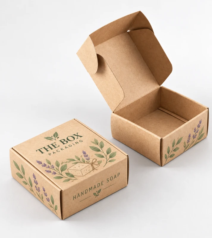 Custom Kraft Soap Boxes