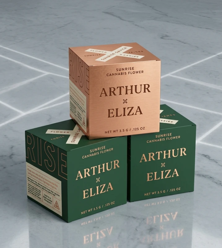 Custom Cannabis Flower Packaging Boxes