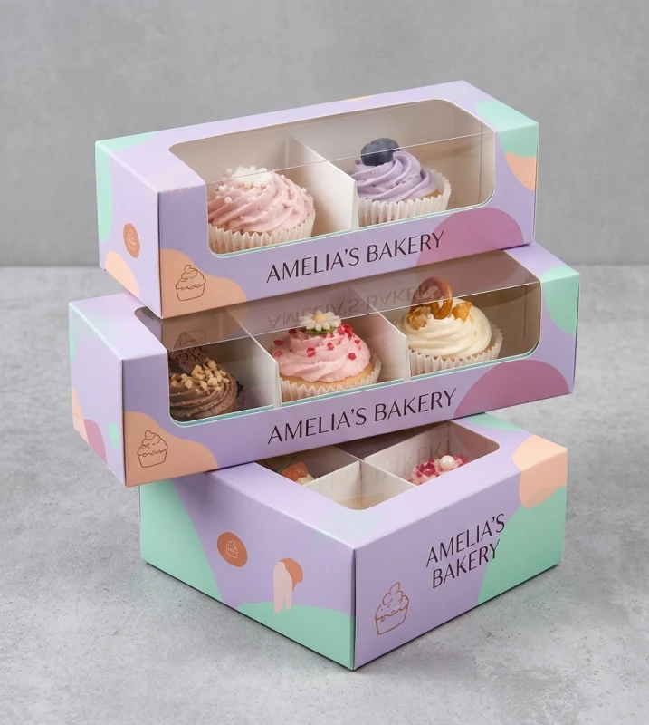 Custom Bakery Boxes With Dividers