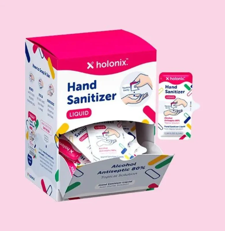 Custom Sanitizer Packaging Boxes