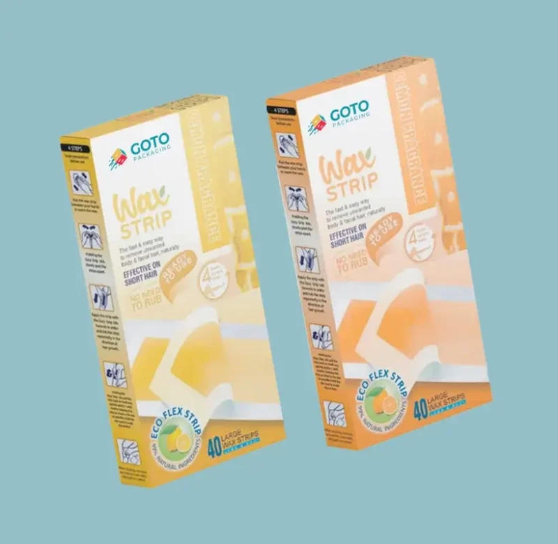 Custom Wax Strips Packaging Boxes