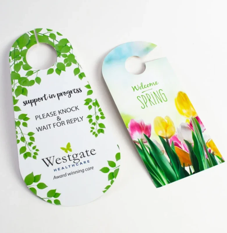 Custom Personalized Cheap Door Hangers Printing