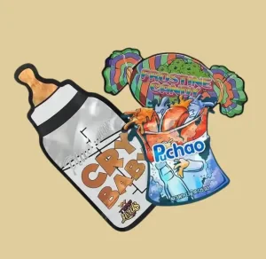 Custom Printed Die Cut Mylar Bags