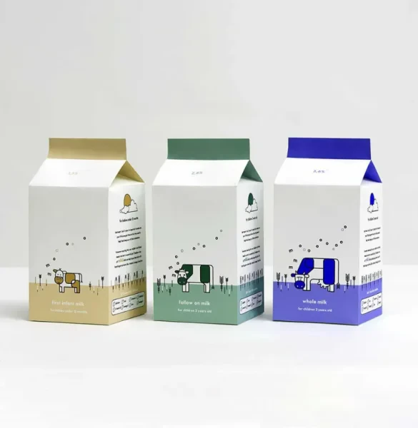 Custom Hemp Milk Packaging Boxes