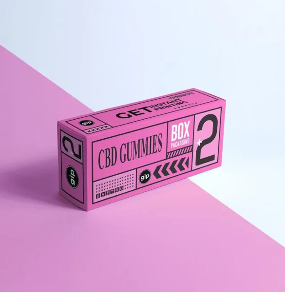 Custom CBD Gummies Packaging Boxes