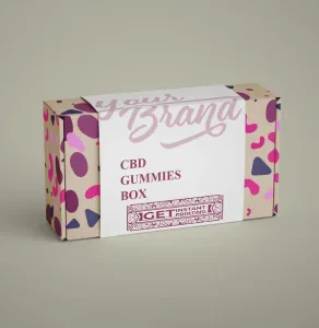 Custom CBD Gummies Packaging Boxes