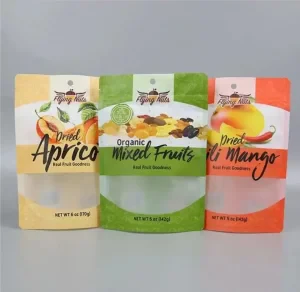 Custom Dried Fruit Mylar Bags