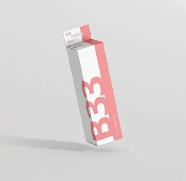 Custom Healthcare Product Hanger Packaging Box