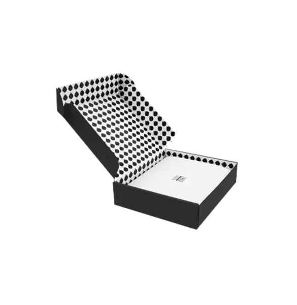 Custom Black Mailer Packaging Boxes