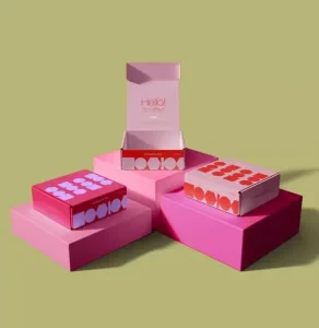 Custom Pink Mailer Packaging Boxes