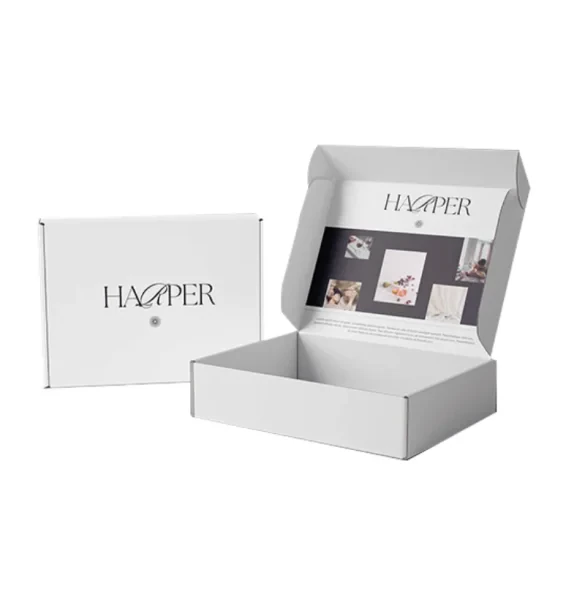 Custom White Mailer Packaging Boxes