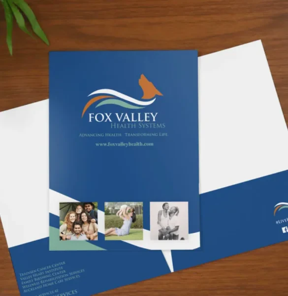 Pocket and File Folders Printing with Brads