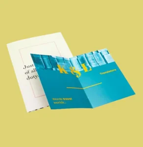 Pocket and File Folders Printing with Brads