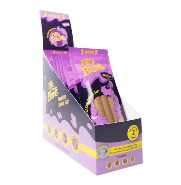 Custom Blunt Wrap Display Packaging Boxes