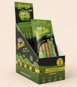 Custom Blunt Wrap Display Packaging Boxes