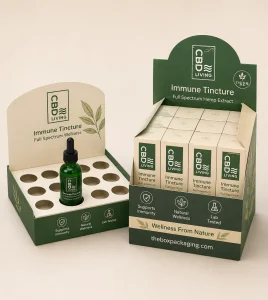 Custom Hemp Tincture Display Packaging Boxes