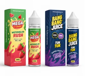 Custom Vape e-Juice Storage Packaging Boxes