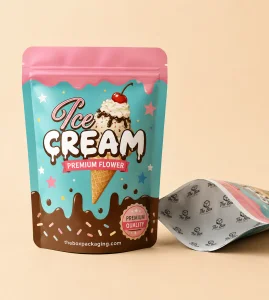 Custom Printed Ice Cream Mylar Bags