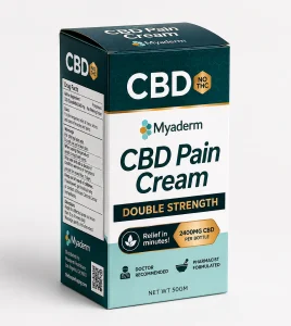 Custom CBD Pain Cream Packaging Boxes