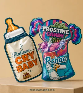 Custom Printed Die Cut Mylar Bags