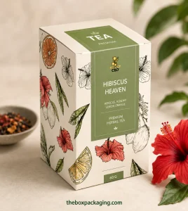 Custom Hemp Teabags Packaging Boxes