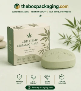 Custom Hemp Soap Packaging Boxes