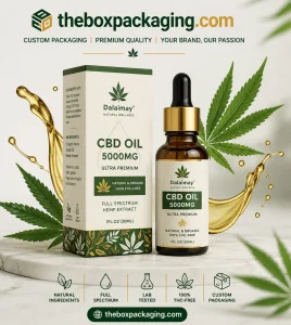 Custom Hemp Oil Packaging Boxes