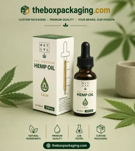 Custom Hemp Oil Packaging Boxes