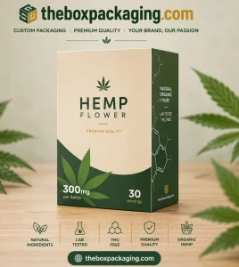 Custom Hemp Flour Packaging Boxes
