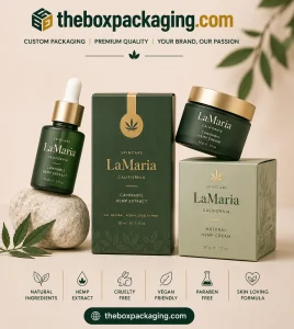 Custom Hemp Cream Packaging Boxes
